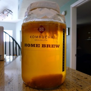 Brewing kombucha